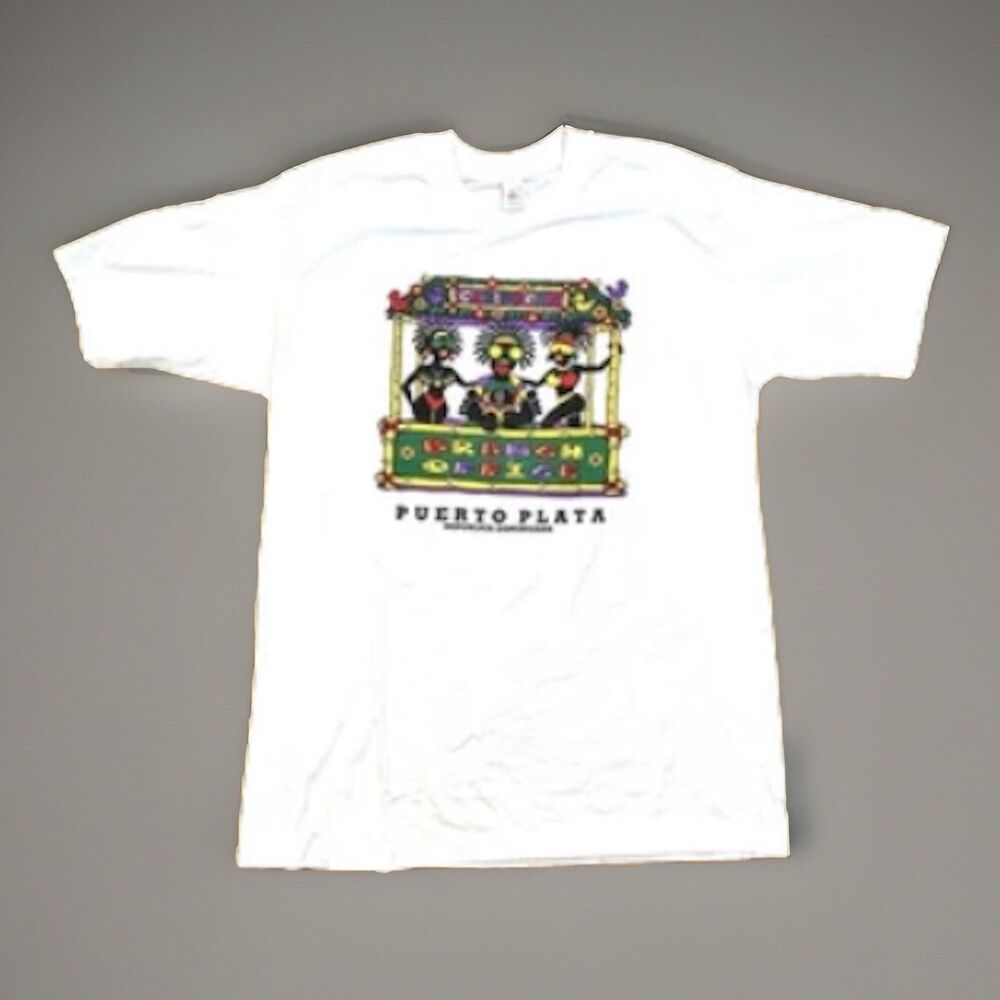 Puerto Plata Shirt Top Single Stitch Graphic Beach 2XL